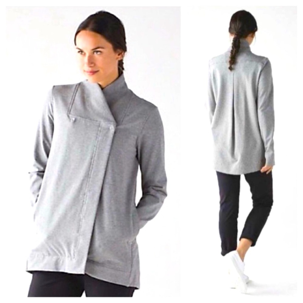 Lululemon Belle Wrap Heathered Medium Grey Size 2